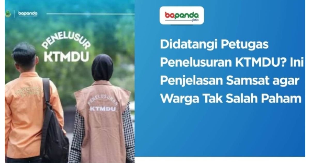Ilustrasi Petugas KTMDU dari Samsat Jawa Barat. Foto Bapenda Jabar