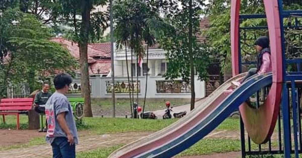 Rekomendasi playground anak gratis di Bogor. (Sinergiupdate/ Talhah LA)