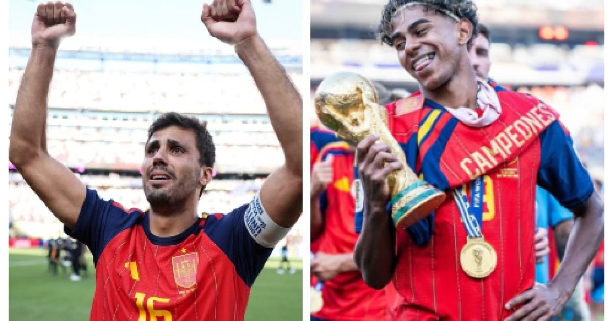 Skuad Timnas Spanyol juara Piala Dunia 2026, setelah sukses mengalahkan Argentina 1-0.