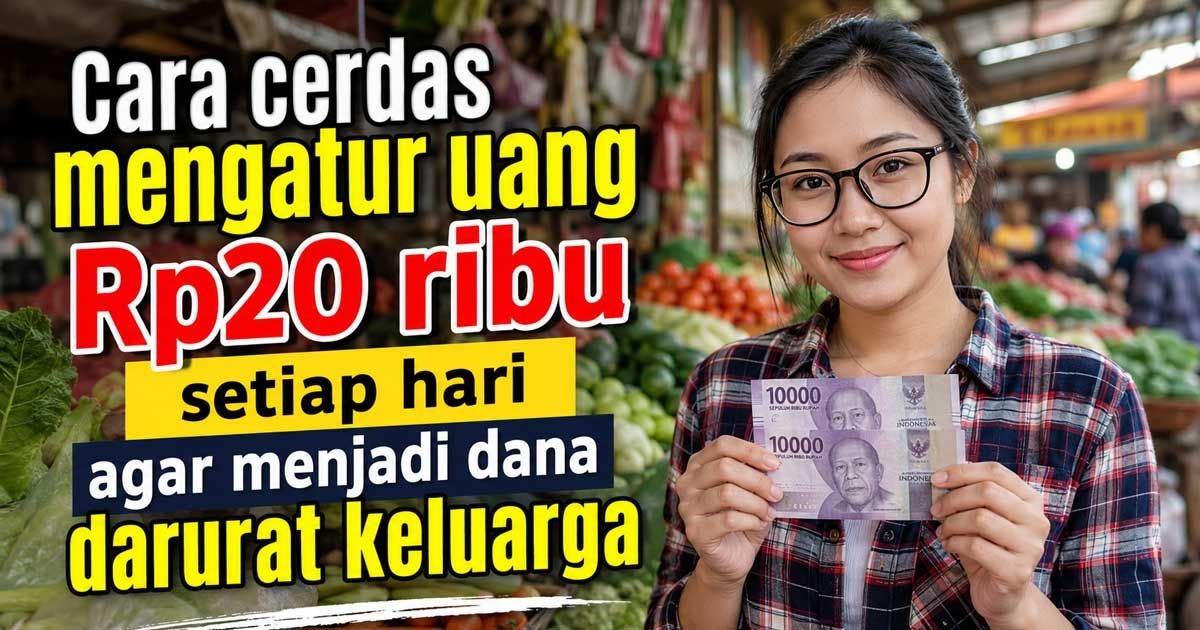 4 Cara Cerdas Atur Uang Rp20 Ribu jadi Dana Darurat, Lakukan Sekarang juga!