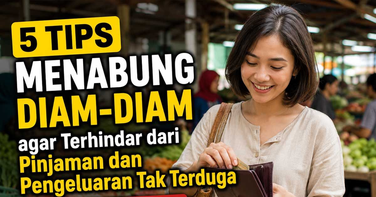 5 Tips Menabung Diam-Diam agar Terhindar dari Pinjaman dan Pengeluaran Tak Terduga, Jangan Ditunda!
