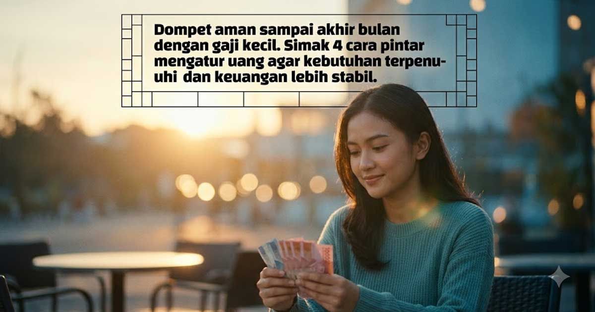 Dompet Aman Sampai Akhir Bulan, Ini 4 Cara Pintar Mengatur Uang dengan Gaji Kecil