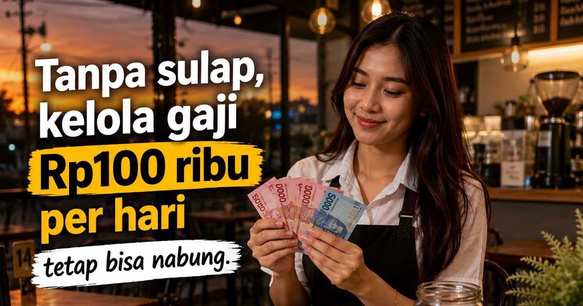 Tanpa Sulap! 4 Tips Kelola Gaji Rp100 Ribu per Hari tapi Tetap Bisa Nabung