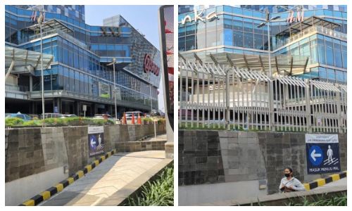 Sempat Viral, Pagar Mall di Jakarta Akhirnya Dibongkar