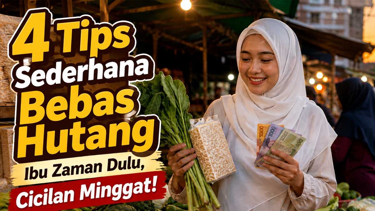 4 Tips Sederhana Bebas Hutang Ibu Zaman Dulu, Cicilan Minggat!