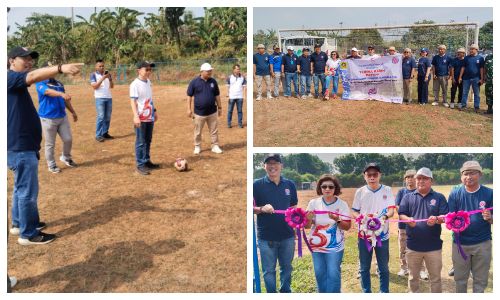Bangun Lapangan Sepakbola di Desa Bantarjati Bogor, Indocement Berharap Bisa Lahir Pemain Nasional
