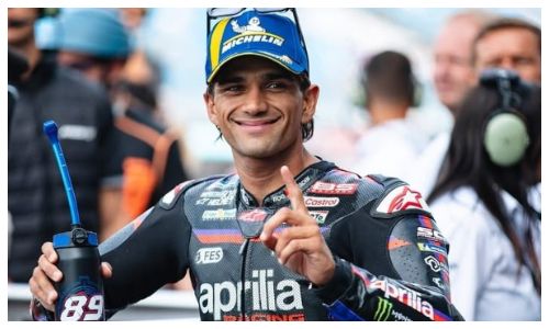 Pebalap Aprilia, Jorge Martin juara sprint MotoGP Inggris 2026. Foto Instagram
