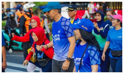 Wali Kota Bogor Dedie Rachim Dukung Aksi Jalan Sehat Berbalut Amal Fit 4 Care