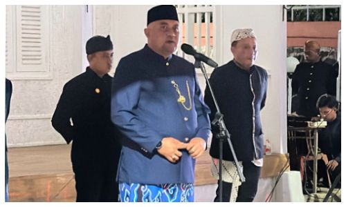 Jemput Bendera Pusaka, Bupati Bogor Rudy Susmanto Ajak Warga Perkuat Persatuan