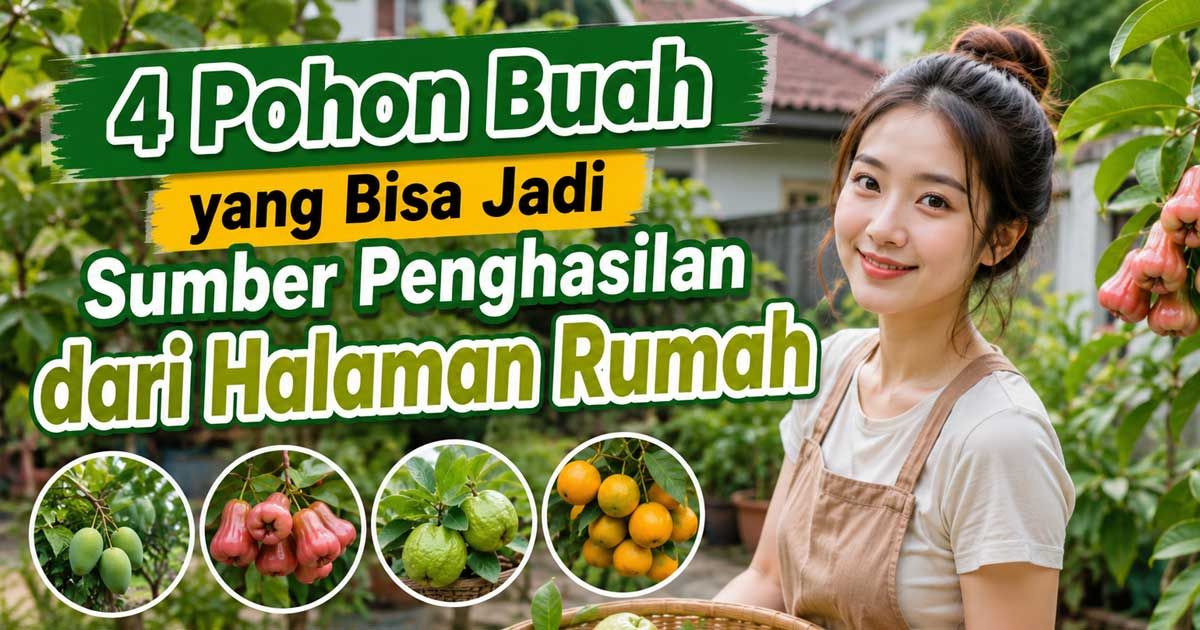 4 Pohon Buah yang Bisa Jadi Sumber Penghasilan dari Halaman Rumah