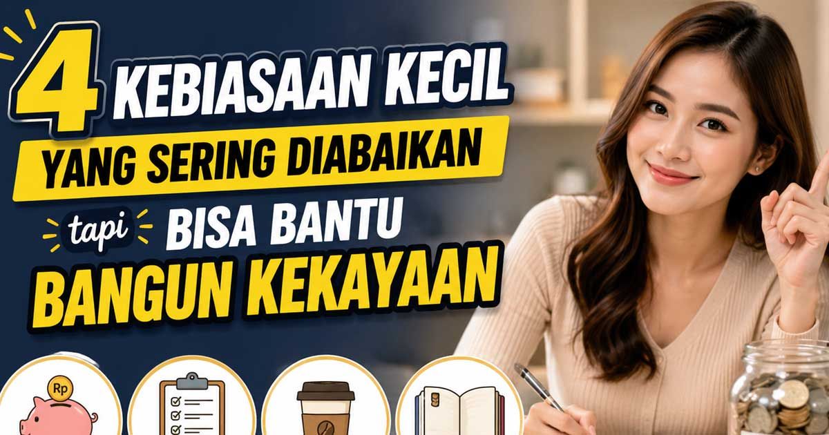 4 Kebiasaan Kecil yang Sering Diabaikan tapi Bisa Bantu Bangun Kekayaan