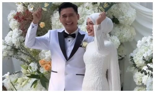 Aktor Mazaki Ahmad resmi mempersunting aktris Dea Annisa, dan telah menggelar akad nikah pada Minggu (9/8/2026). Foto Instagram
