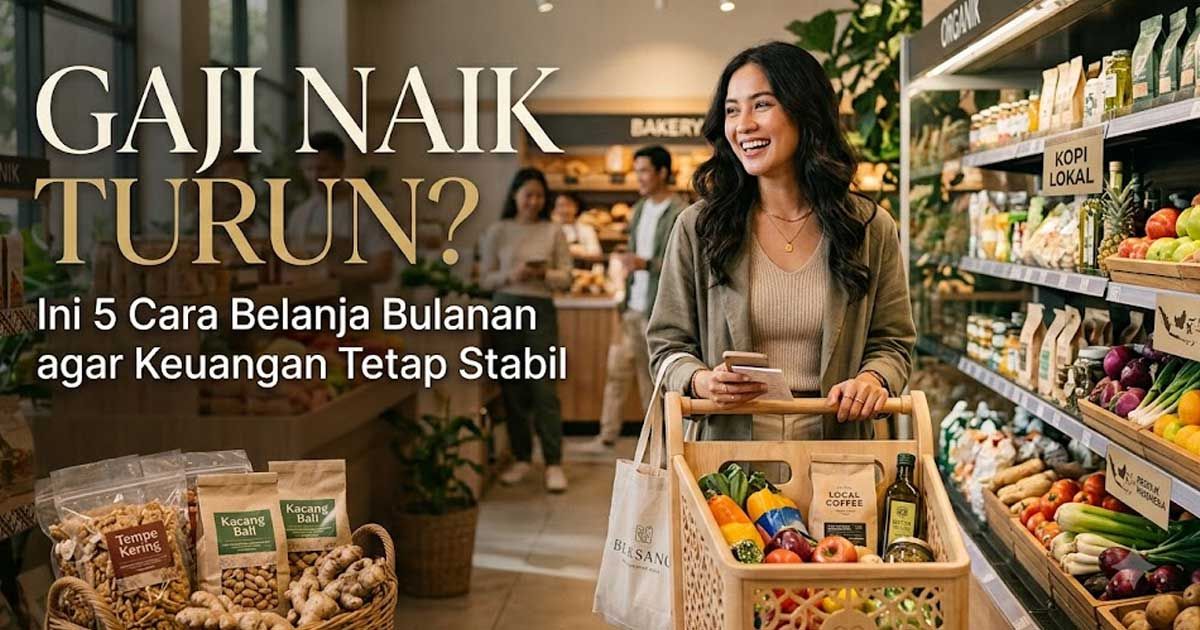 Gaji Naik Turun? Ini 5 Cara Belanja Bulanan agar Keuangan Tetap Stabil