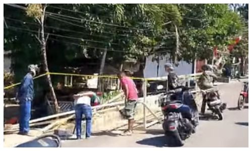 Lokasi tragedi Drag Race maut di Jalan A.P. Mokoginta, Kelurahan Upai, Kecamatan Kotamobagu Utara, Kota Kotamobagu, Sulawesi Utara.