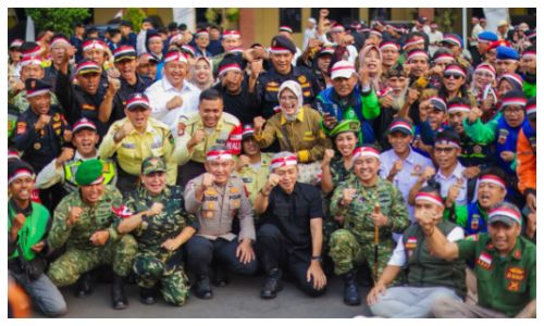 Perkuat Kamtibmas, Forkopimda Kota Bogor Gelar Apel Jaga Rawat Jabar