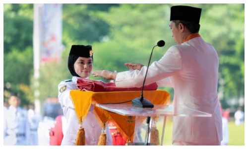 Lewat Seleksi Ketat, Siswi SMK Tri Dharma 2 Bogor Syafa Putri Gisalna Dipercaya Bawa Baki HUT RI ke-81