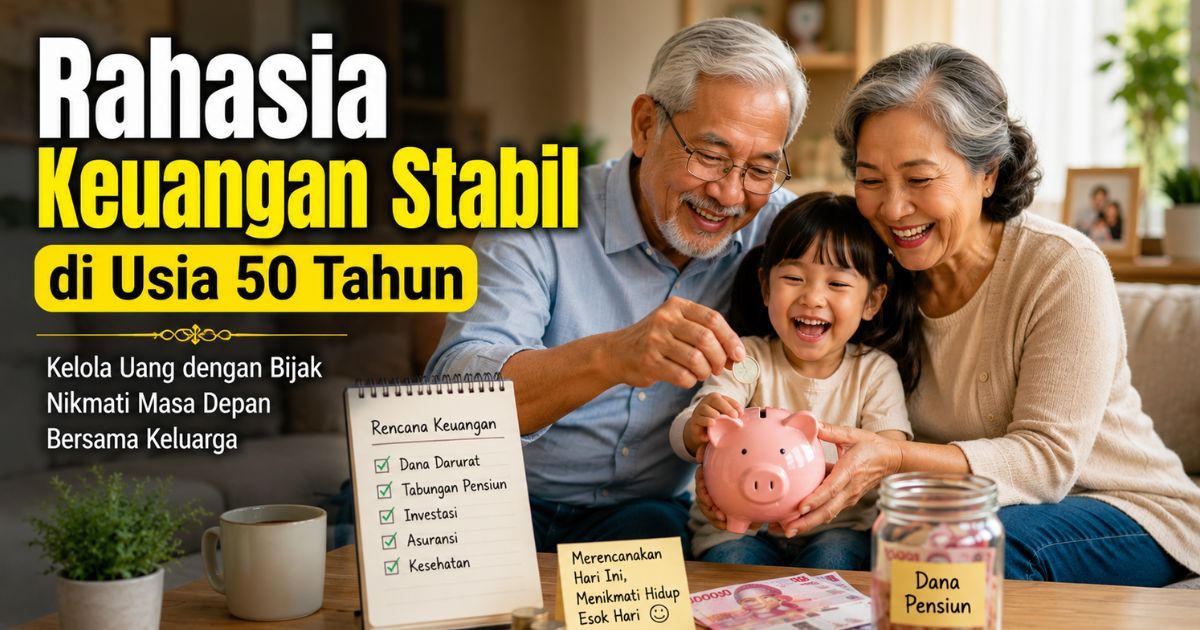4 Tips Rahasia Keuangan Stabil di Usia 50 Tahun, Nikmati Waktu Bersama Cucu