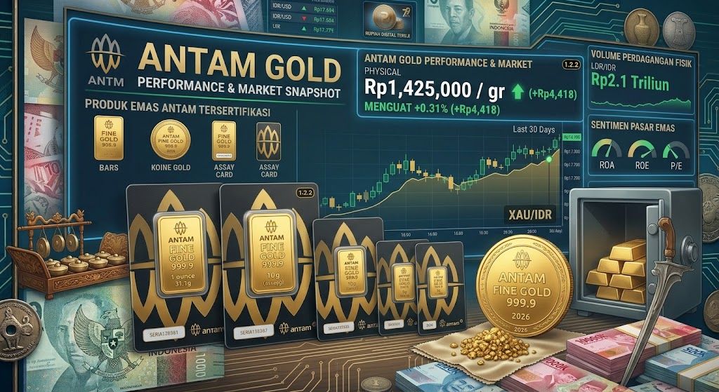 Mayoritas Pendapatan Antam Ternyata dari Trading Emas, Bukan Tambang Sendiri