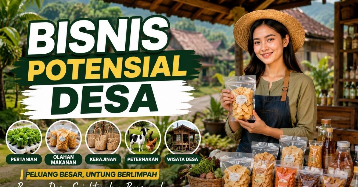 4 Bisnis Potensial di Desa yang Menjanjikan, Tidak Perlu Adu Nasib ke Kota