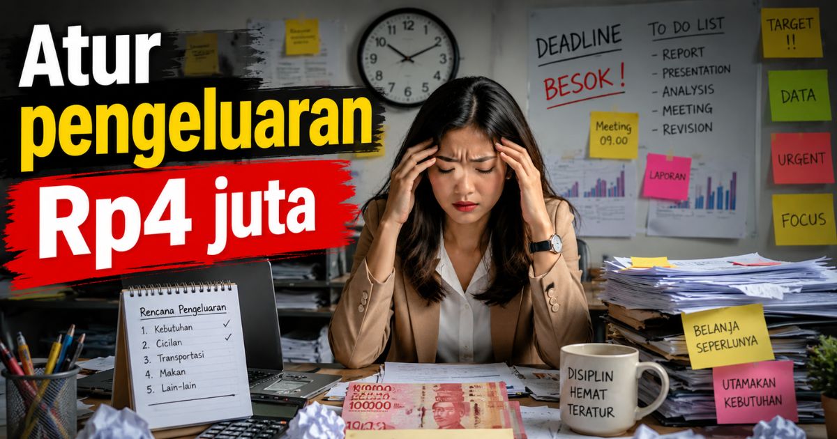 4 Cara Atur Pengeluaran Gaji Rp4 Juta, Tetap Survive Walau di Bawah UMR Jakarta
