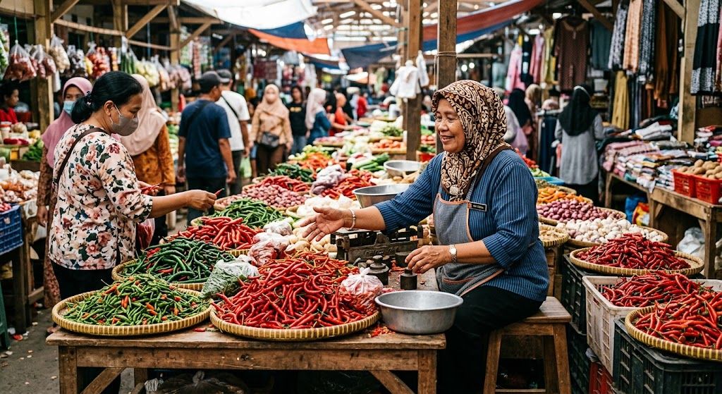 Harga Pangan Meroket: Cabai Rawit Merah Tembus Rp84.000 per Kg, Telur Rp29.650 per Kg