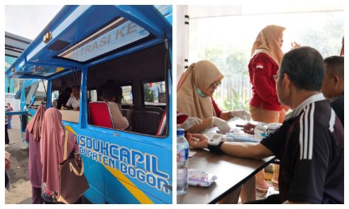 Jemput Bola, Layanan Publik Pemkab Bogor Ramaikan CFD di Jalan Tegar Beriman Cibinong