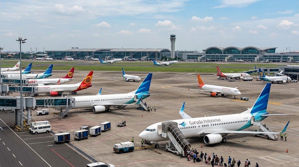Dampak Abu Vulkanik Gunung Anak Krakatau, Bandara Soekarno Hatta Tutup Sementara