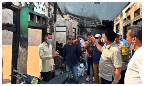 Kebakaran di Cileungsi, Wakil Bupati Bogor Prioritaskan Rehabilitasi Rumah Korban