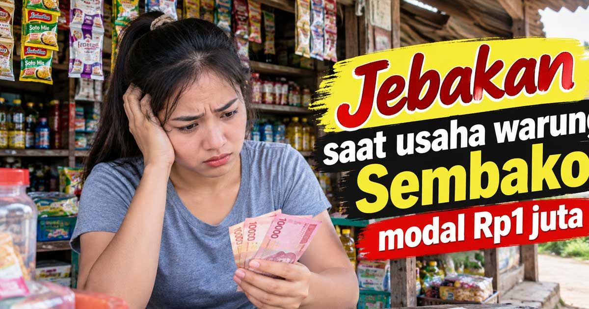 Modal Rp1 Juta Bangun Warung Sembako, Hindari 5 Jebakan Ini Agar Tak Bangkrut