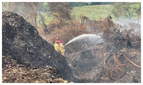 Update Kebakaran TPA Galuga, Bupati Bogor Pastikan Penanganan Intensif dan Beri Perhatian Warga