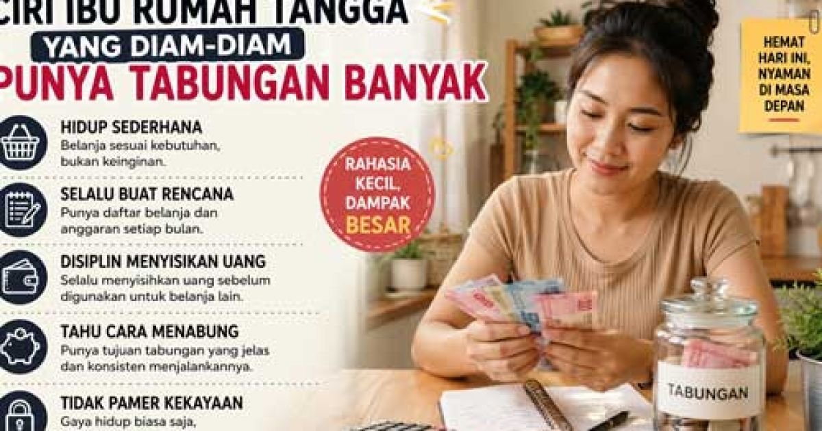 Mengapa Ada Ibu Rumah Tangga Selalu Punya Uang? Ini 3 Kebiasaan yang Jarang Disadari