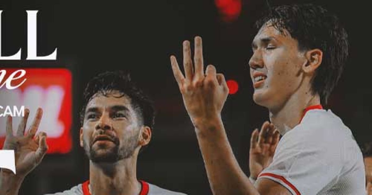 Indonesia vs Kamboja 5-1, Mitchell Baker Cetak Hattrick