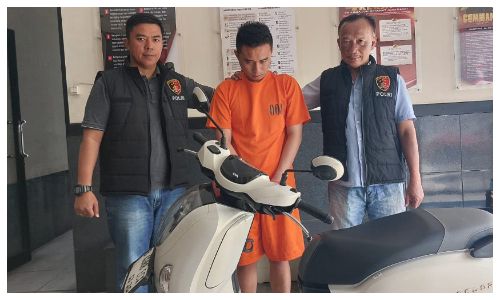 Numpang Menginap di Kontrakan Korban, Teman Suami Gondol Motor dan Ponsel di Gunung Putri Bogor